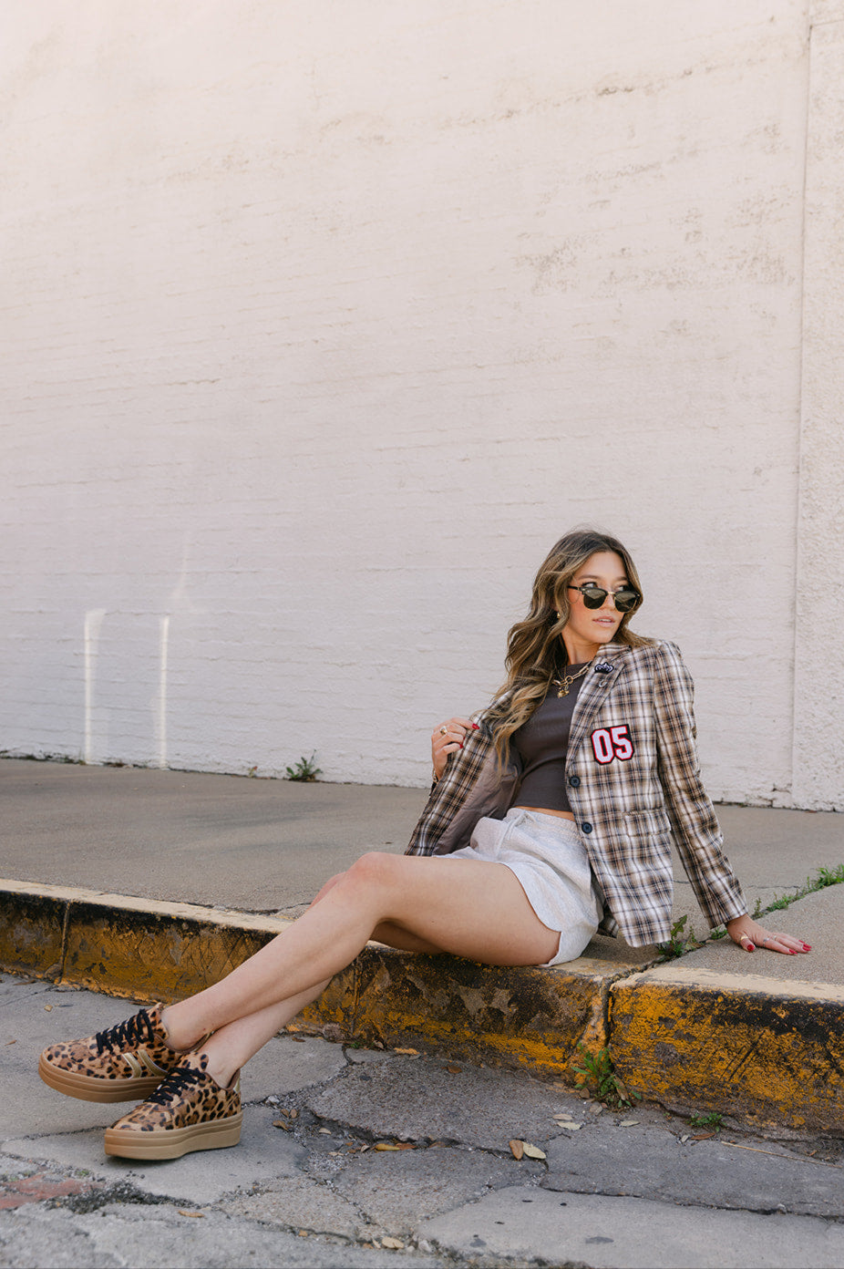 SALE The Oaklynn Platform Sneakers in Leopard