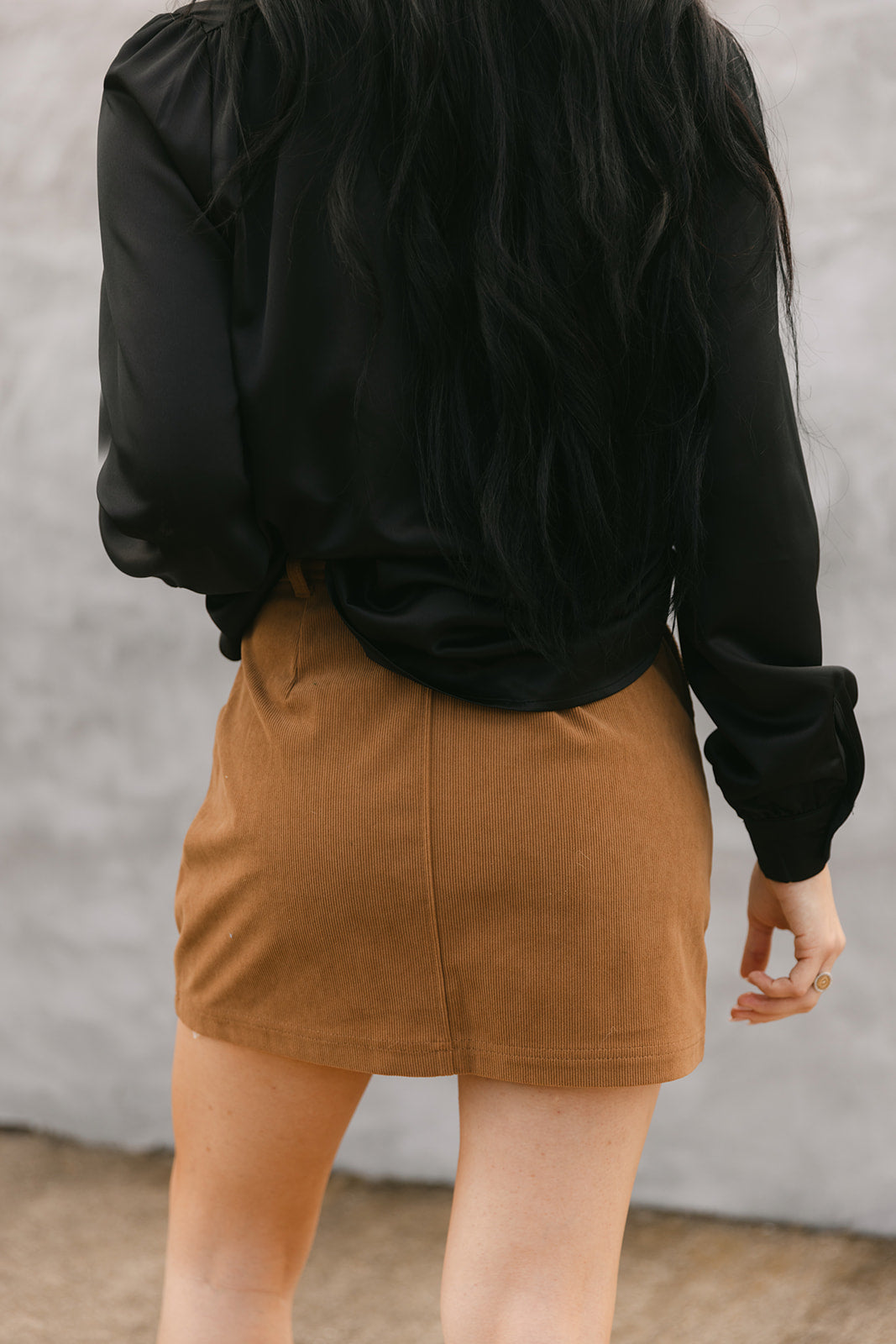 SALE The Lorelei Mini Skirt in Camel