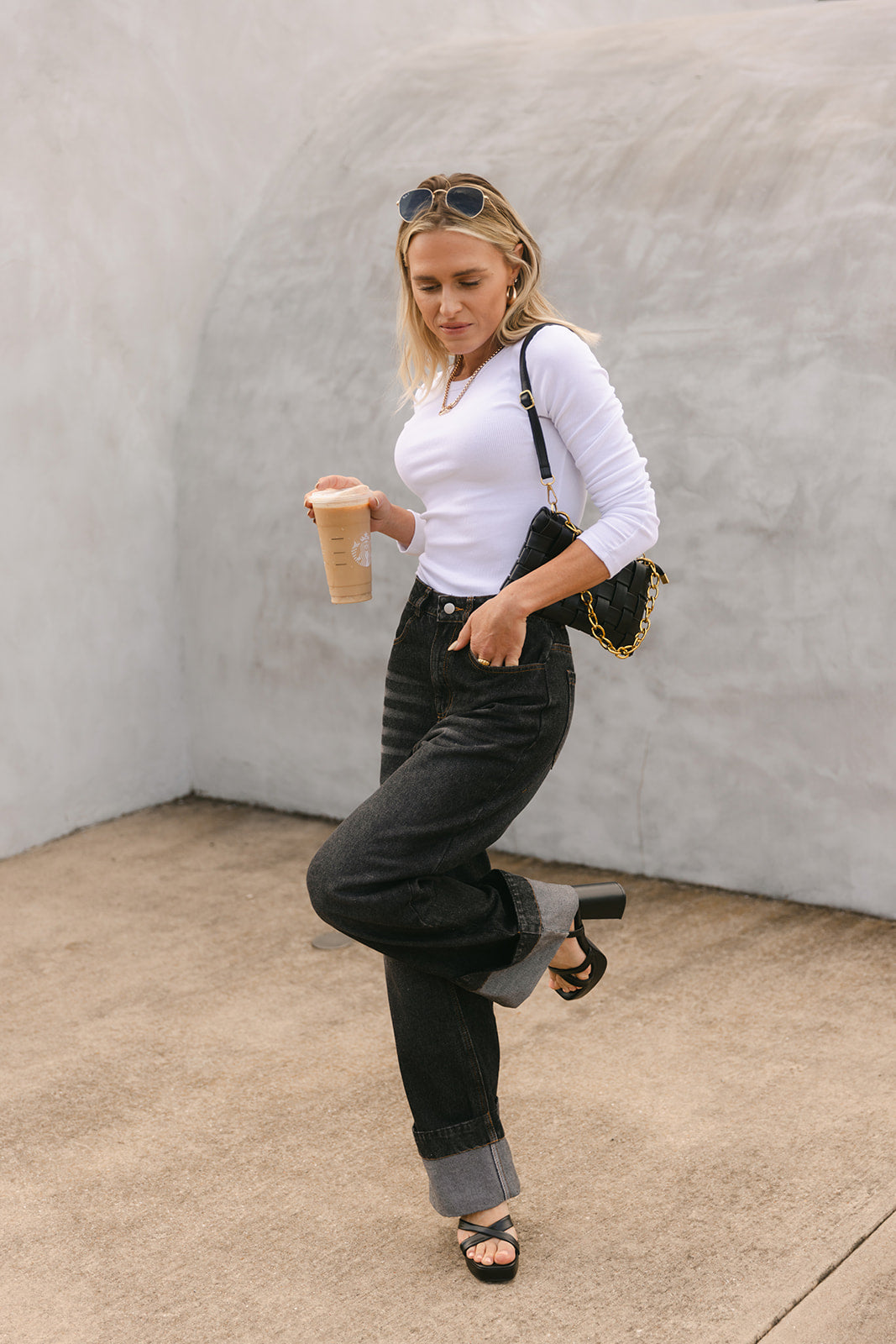 The Lilyanna Basic Top in White