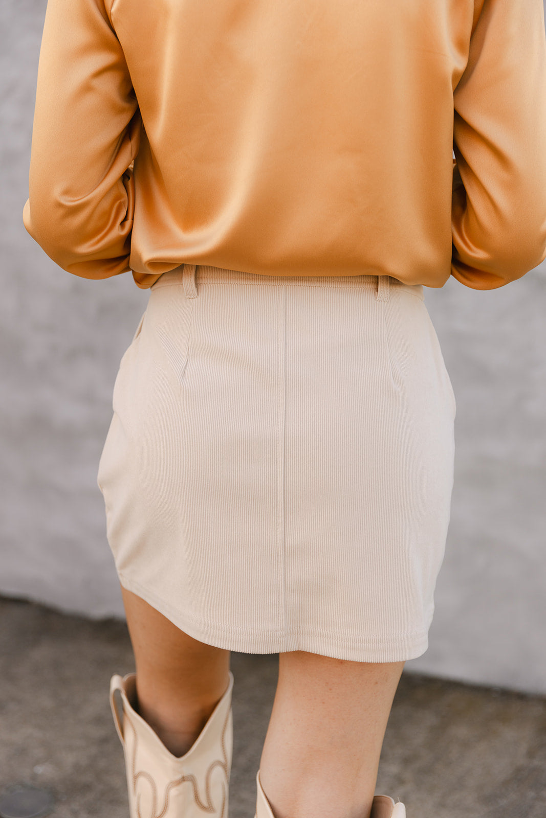 SALE The Lorelei Mini Skirt in Cream