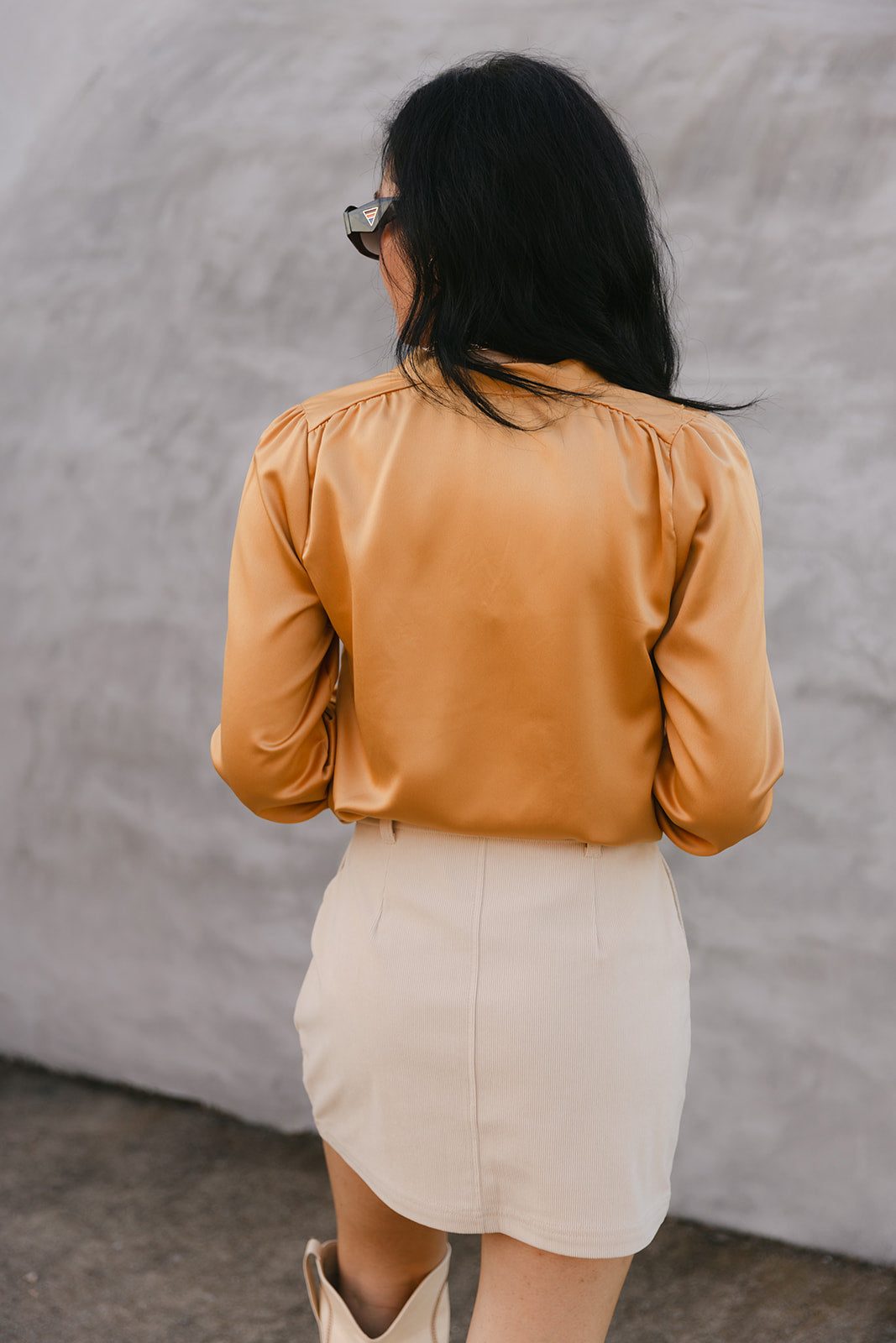 SALE The Lorelei Mini Skirt in Cream
