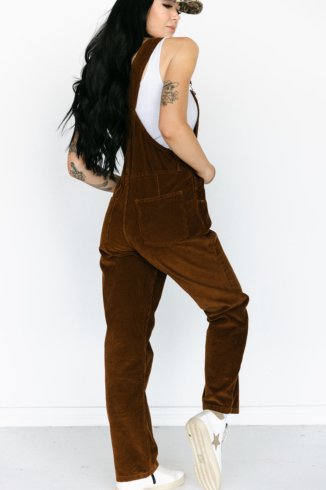 SALE The Athena Overall in Brown