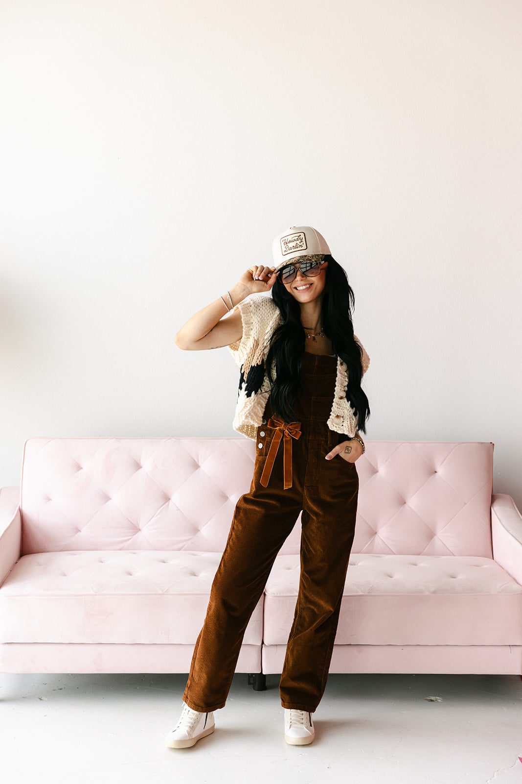 SALE The Athena Overall in Brown