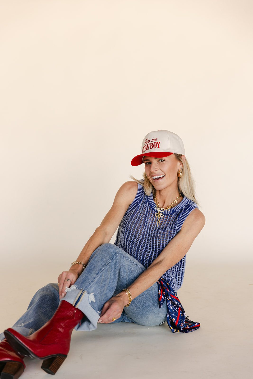 SALE The Aces Red Bootie