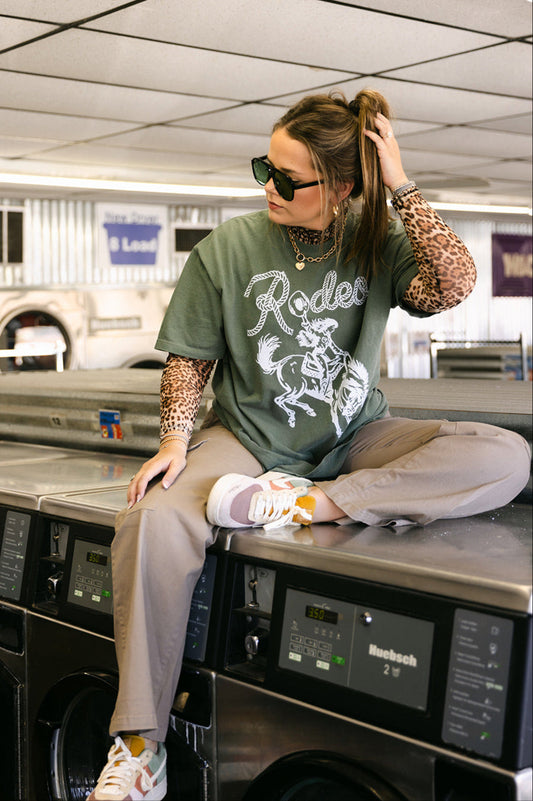 The Bronc Tee in Moss