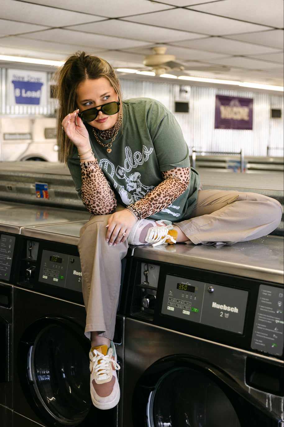 The Bronc Tee in Moss