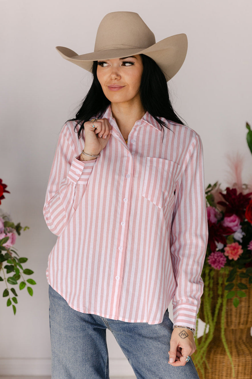 The BT Button Down in Pink