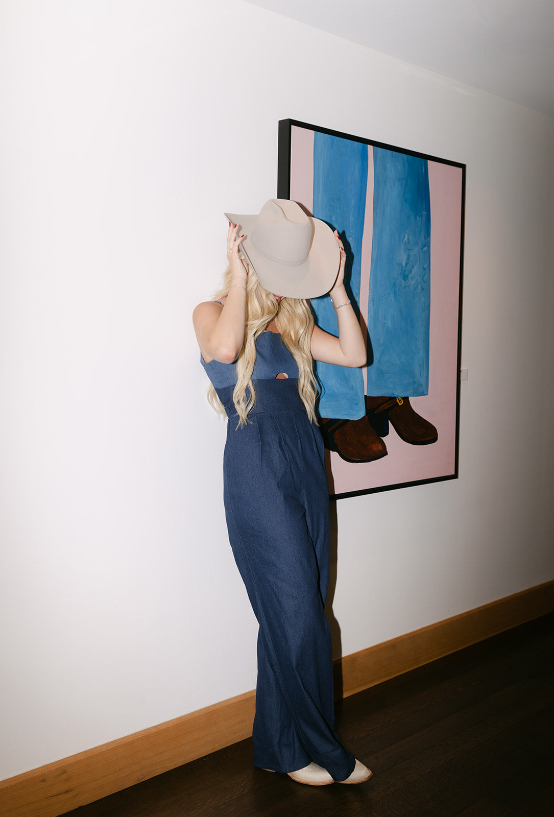 SALE The Margaret Denim Jumpsuit