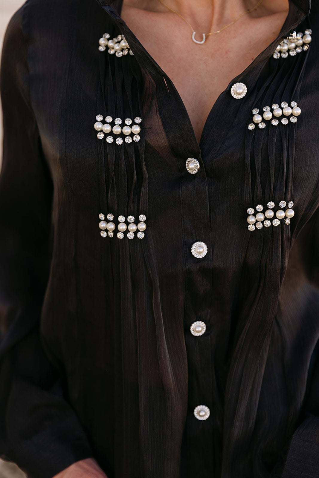 The Lelia Top In Black