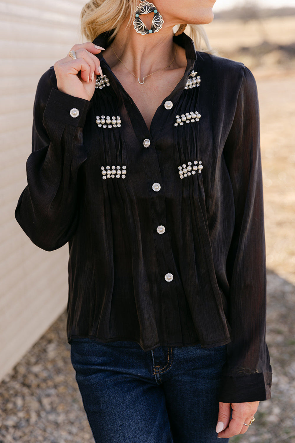 The Lelia Top In Black