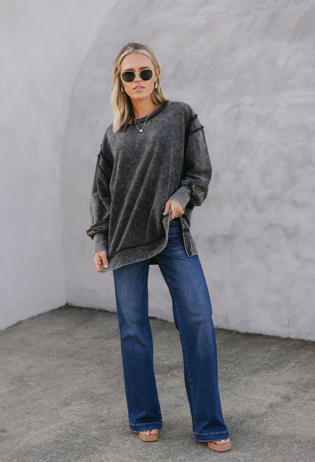 The Henley Sweatshirt