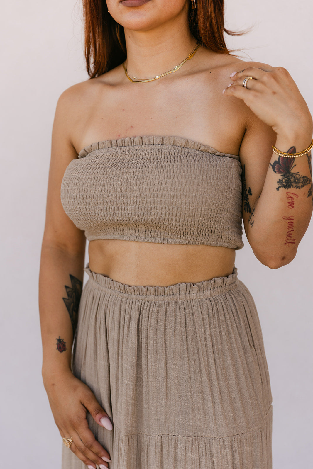 The Eliana Set in Taupe