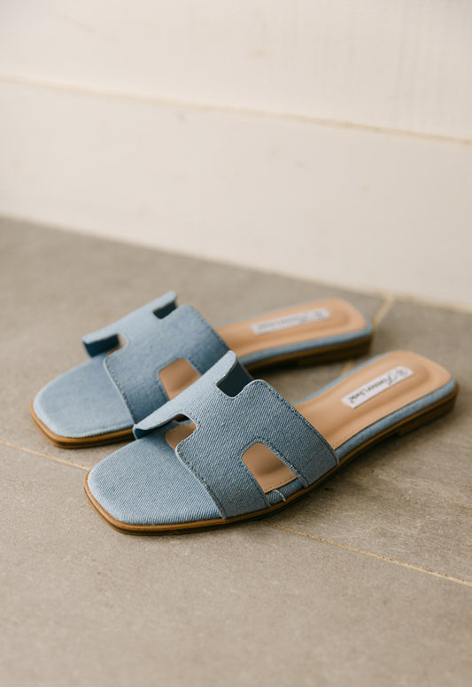 The Alia Denim Sandal