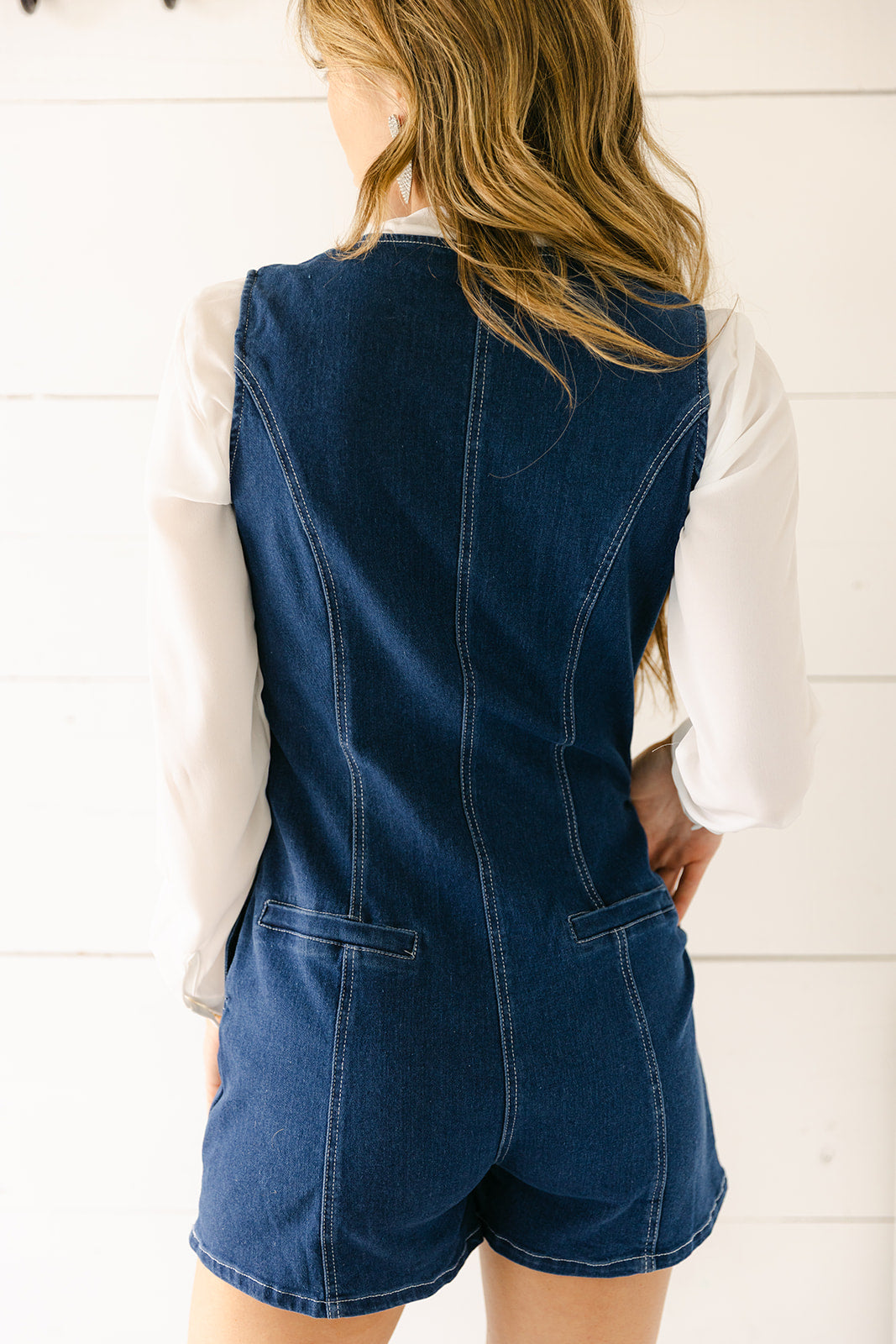 The Giada Denim Romper