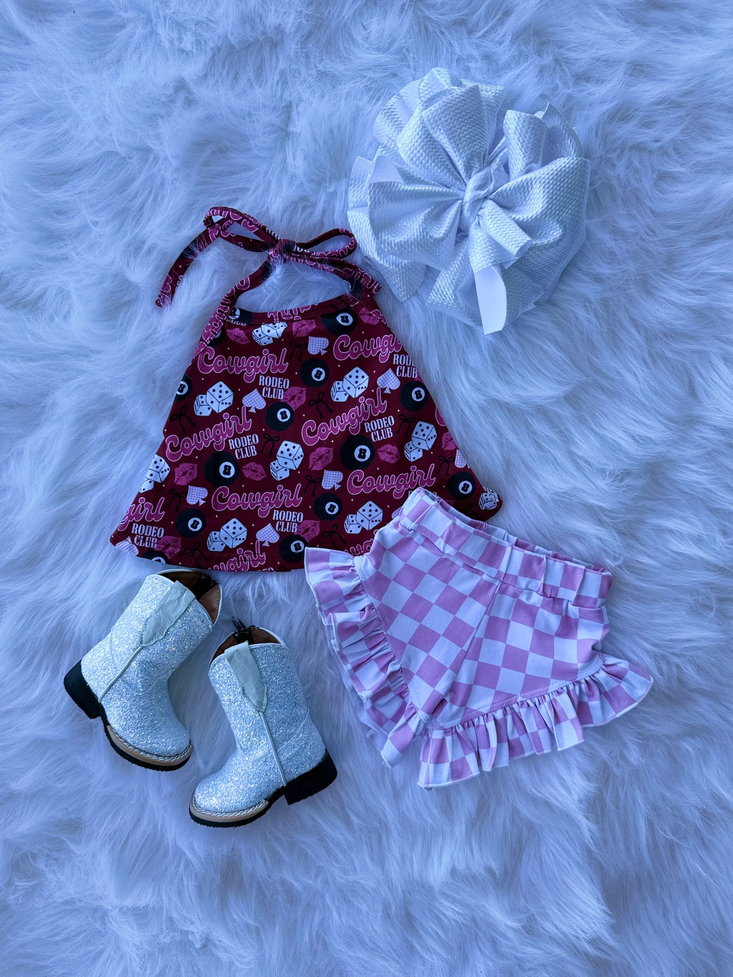 Bubblegum Checkered Shorties