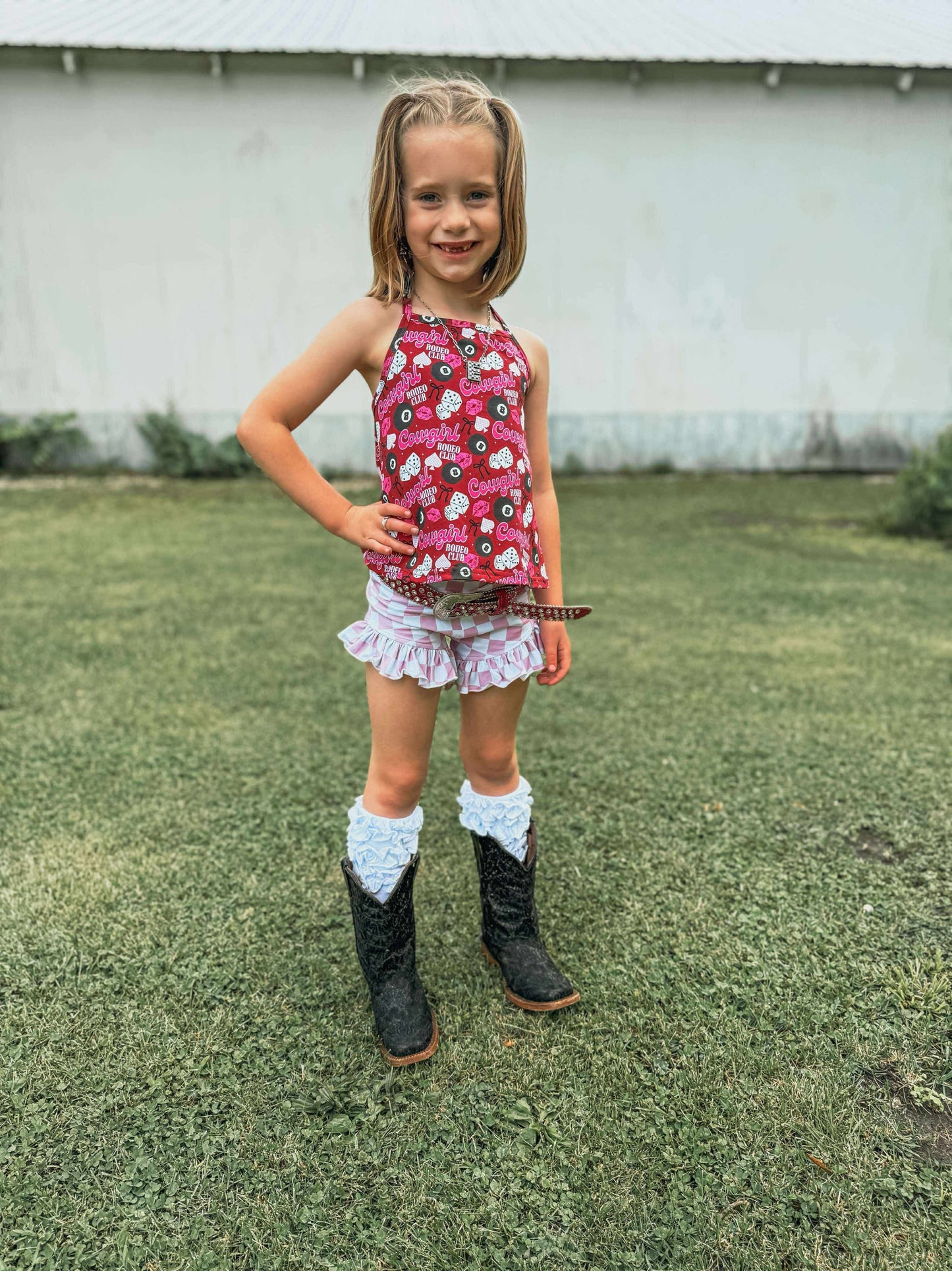 Cowgirl Rodeo Club Swing Top