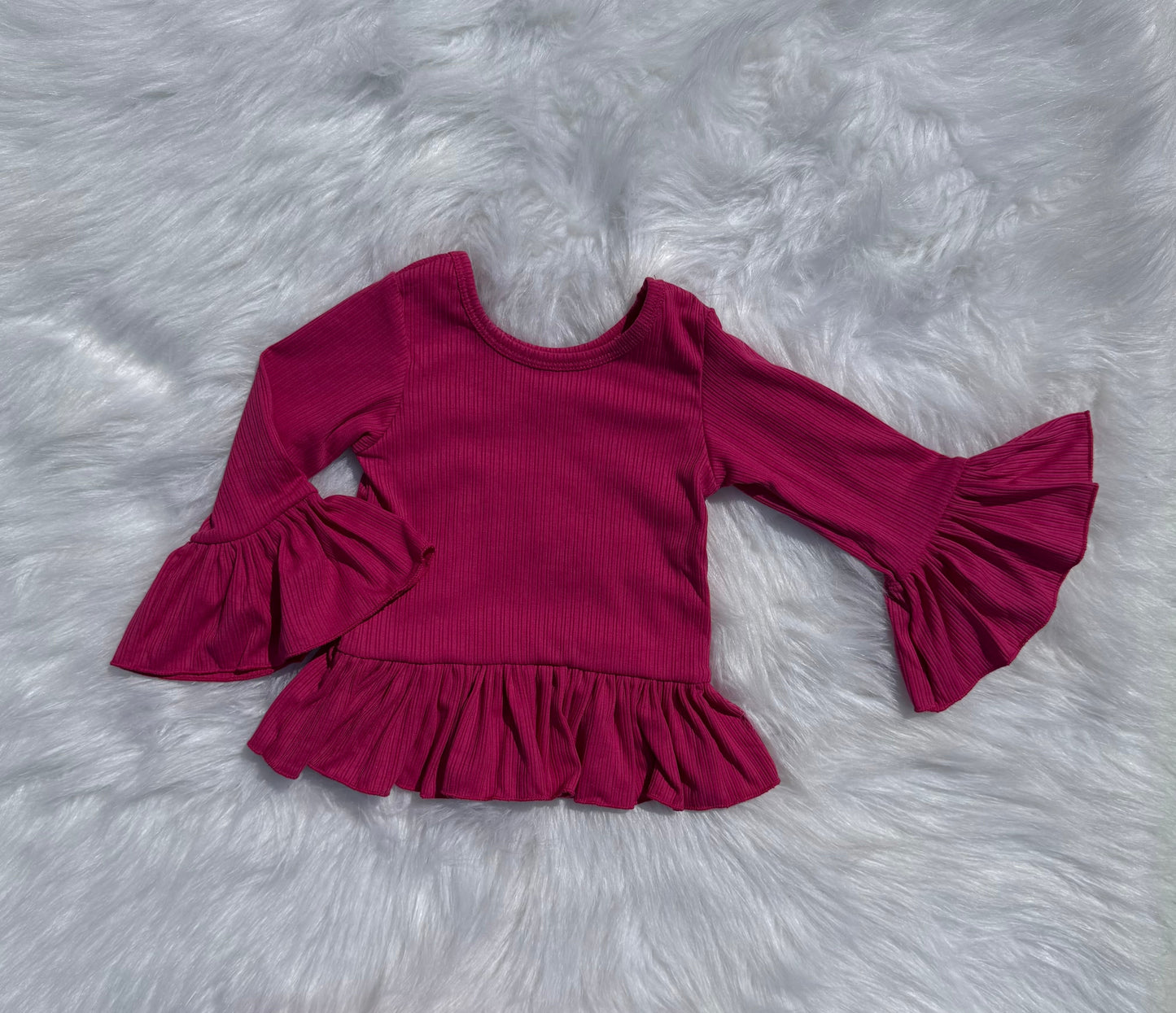 Pink Pony Club Ruffled Sleeve Top