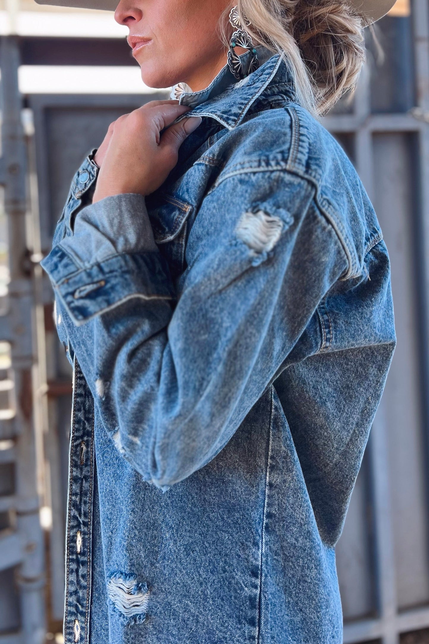 The Jaydon Denim Top
