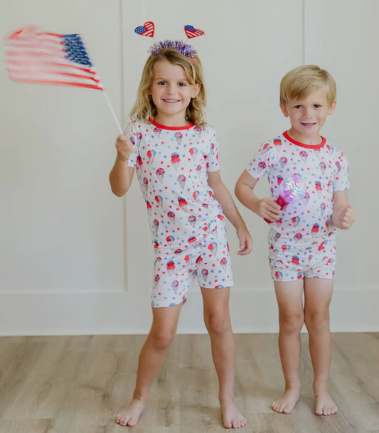 Red, White + Blue Snowcones | 2pc set