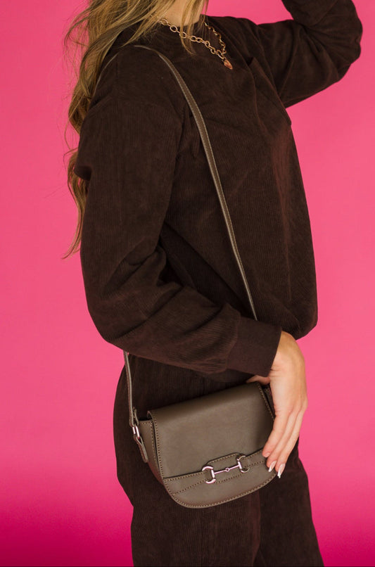 The Charity Horsebit Crossbody Bag