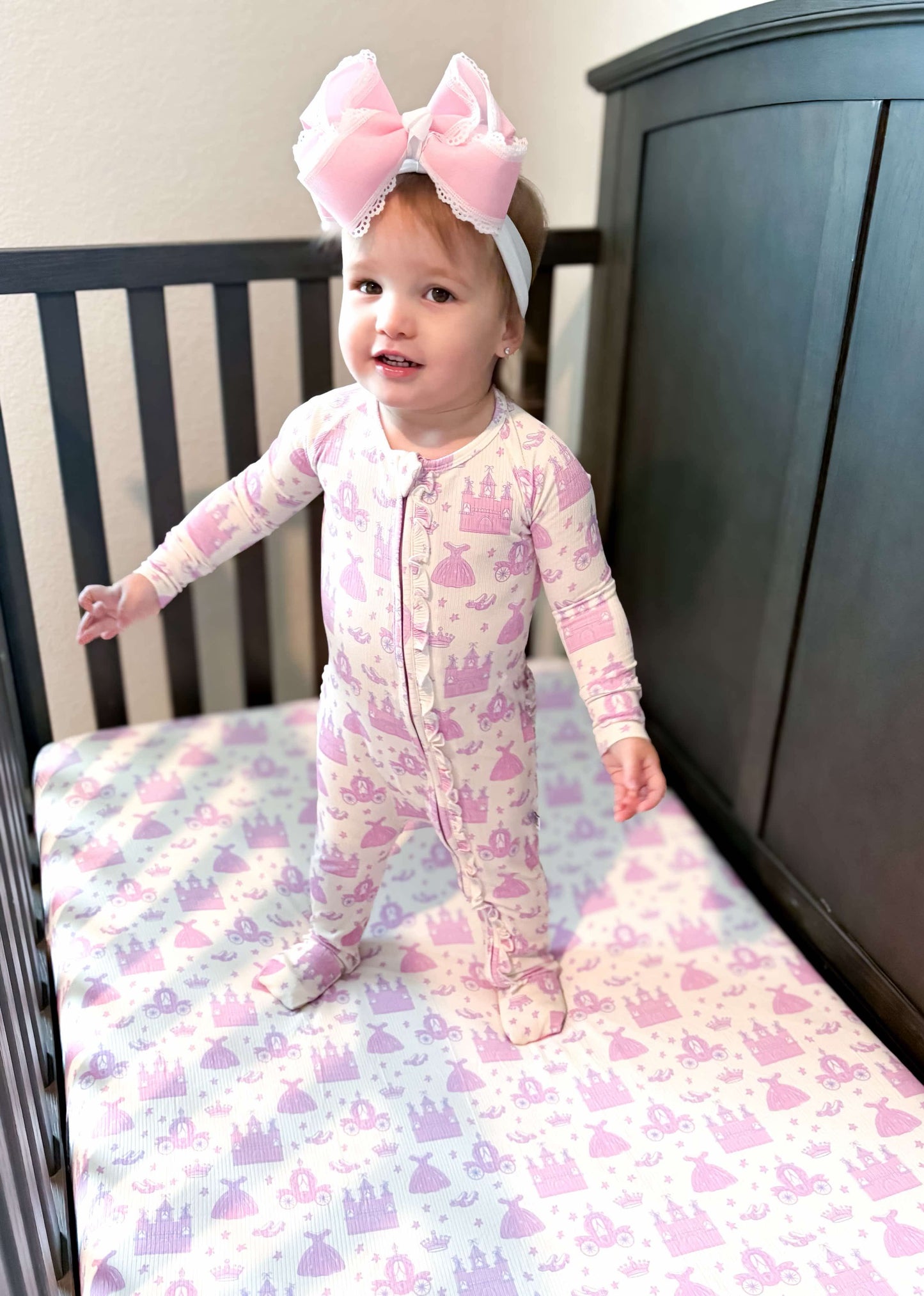 Princess Bamboo Crib Sheet