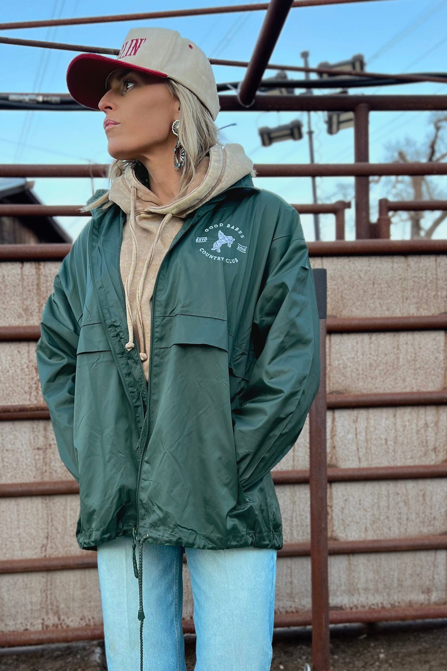 The Good Babes Country Club Windbreaker
