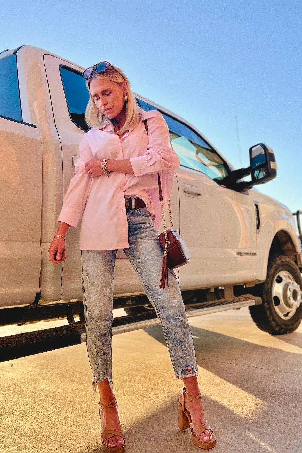 The Alice Button Up in Pink