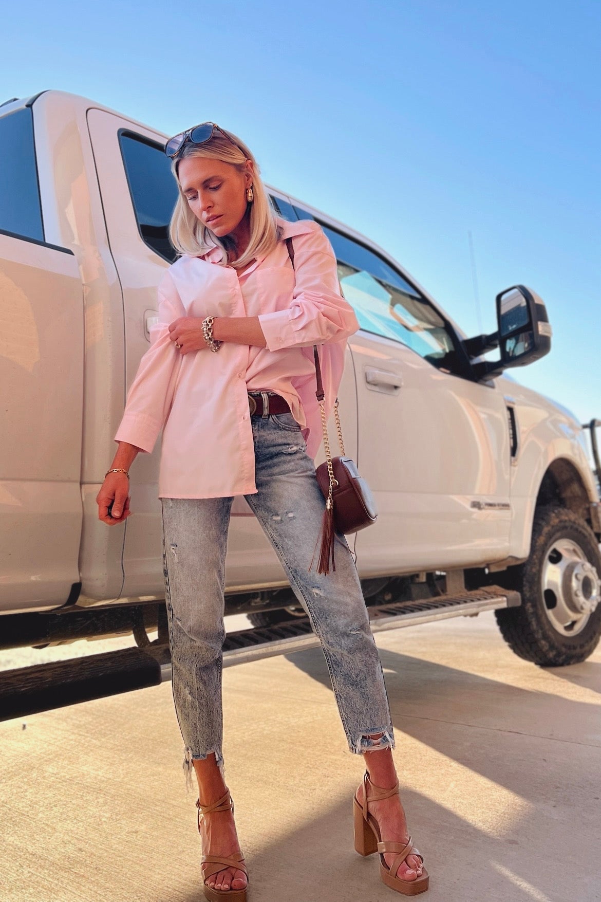 The Alice Button Up in Pink