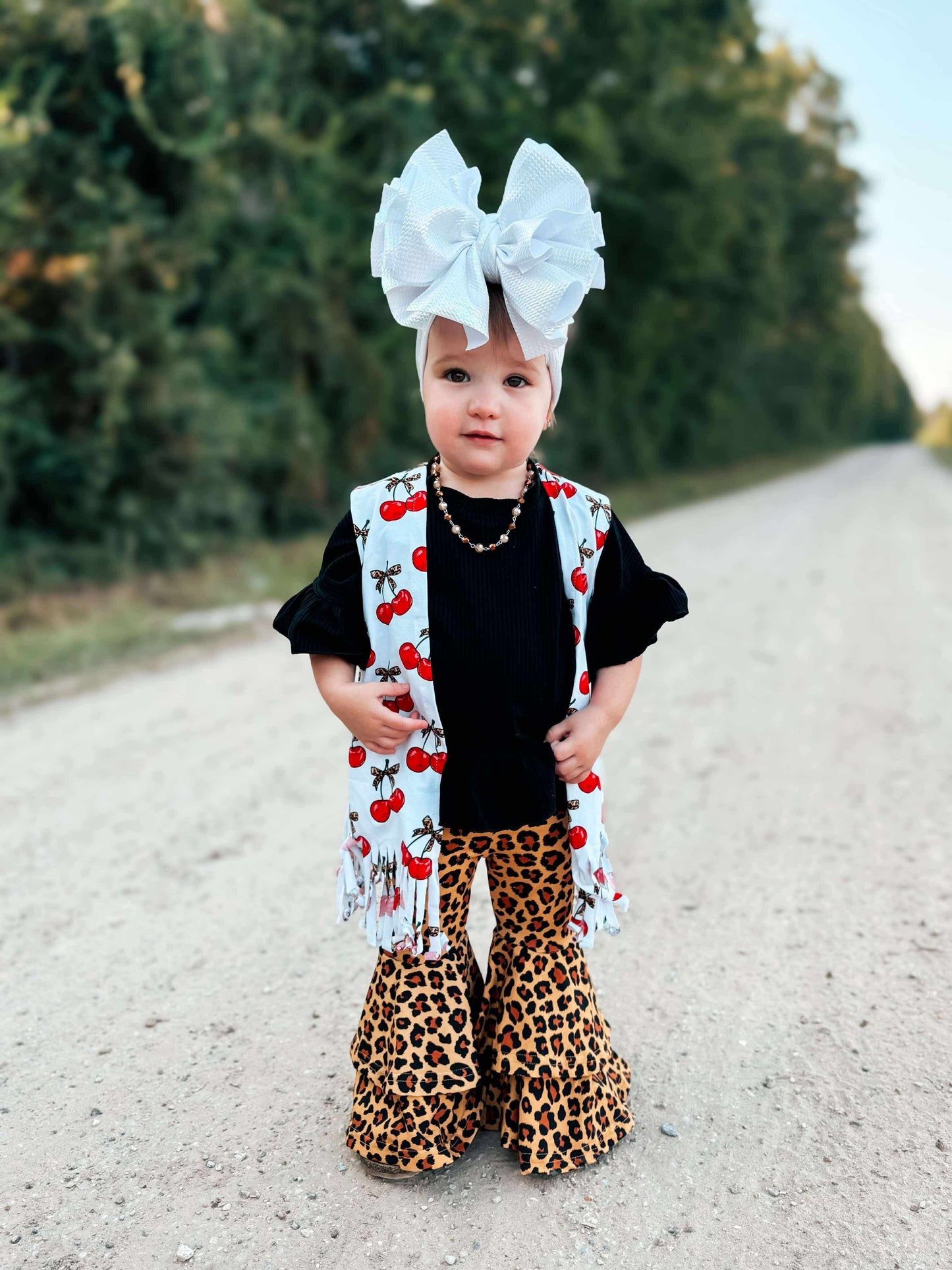 Cherry-licious Fringe Duster