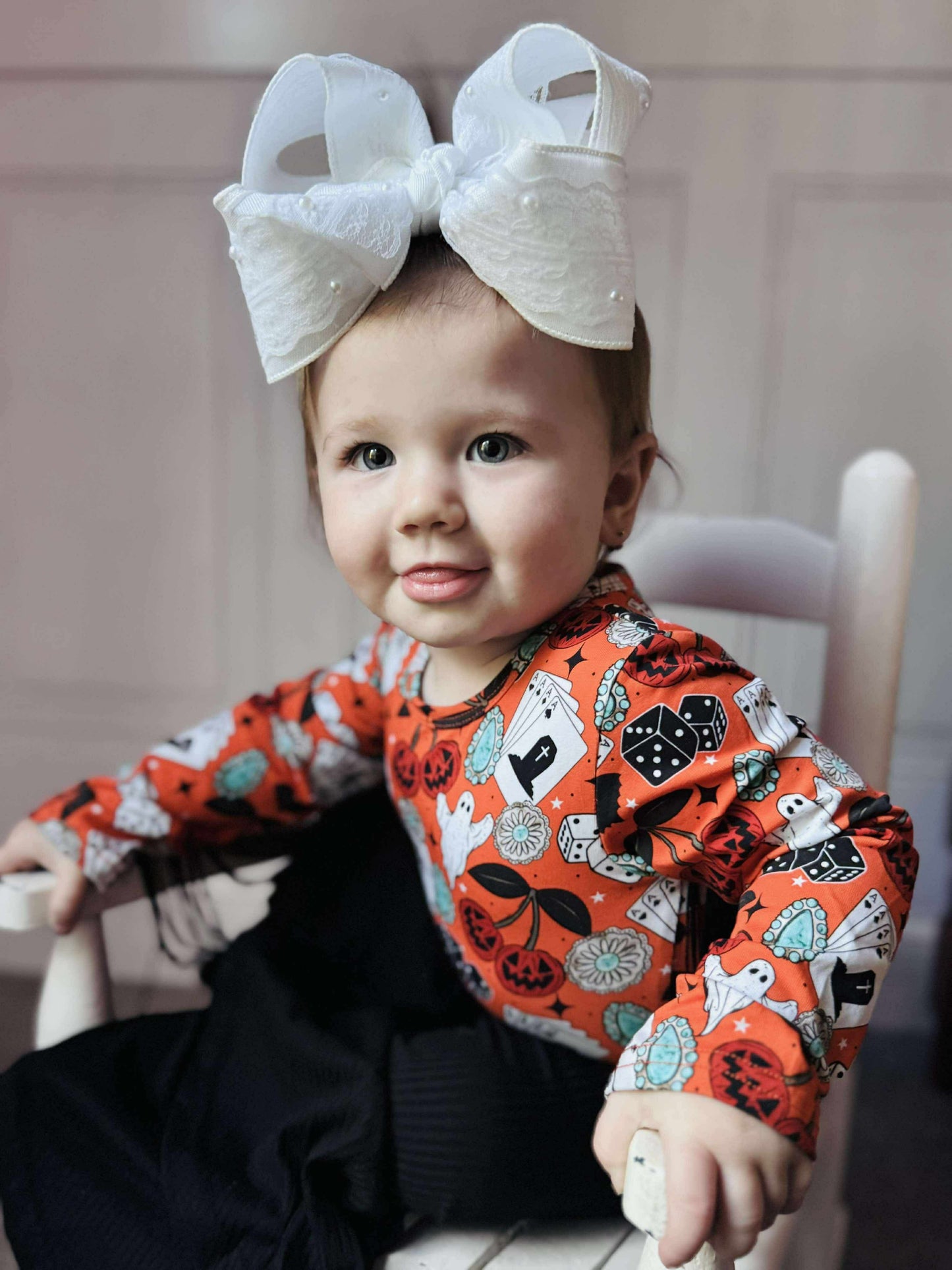 Haunted honky tonk fringe leo/top