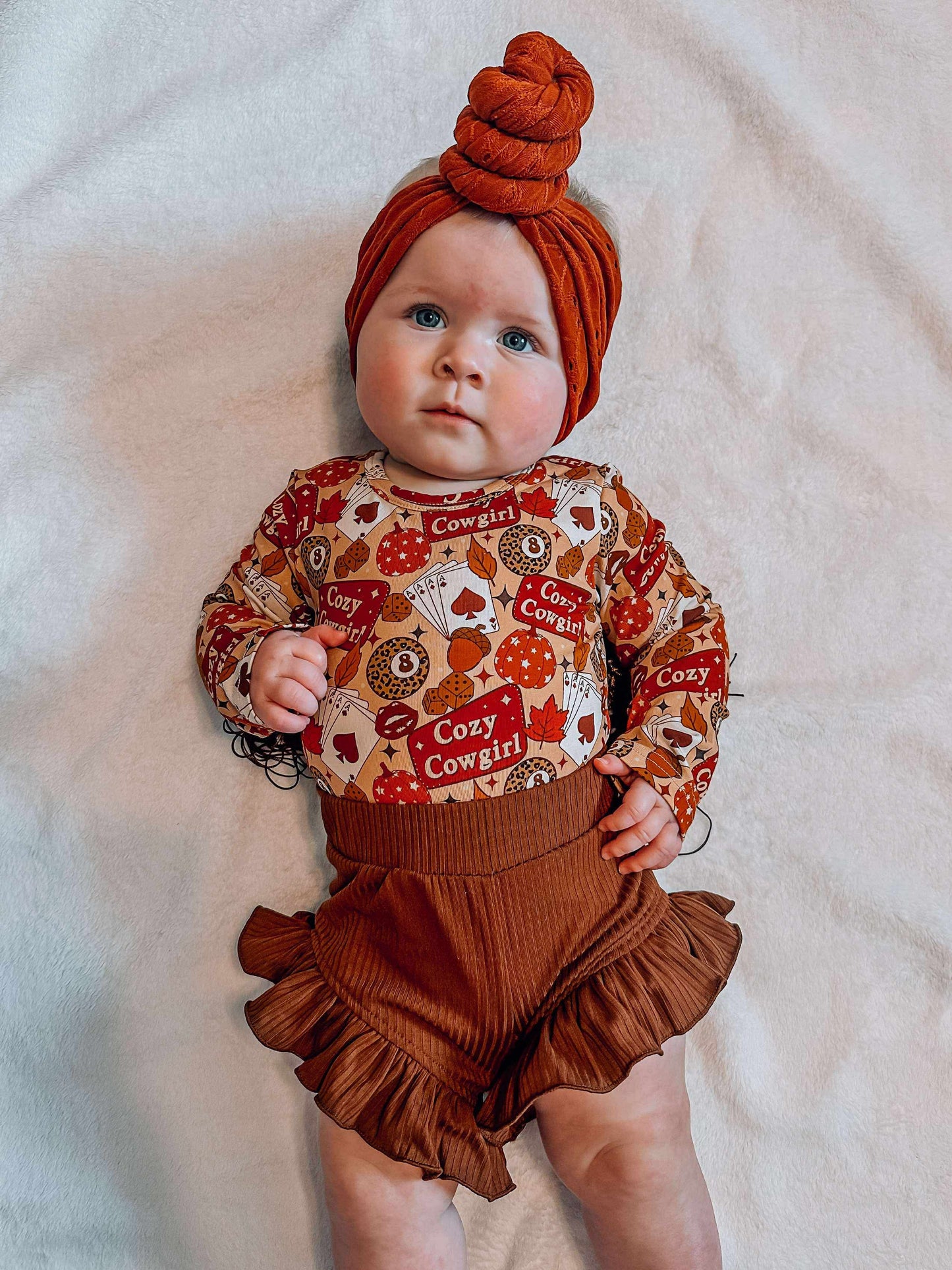 Cozy Cowgirl Fringe Leo/Top