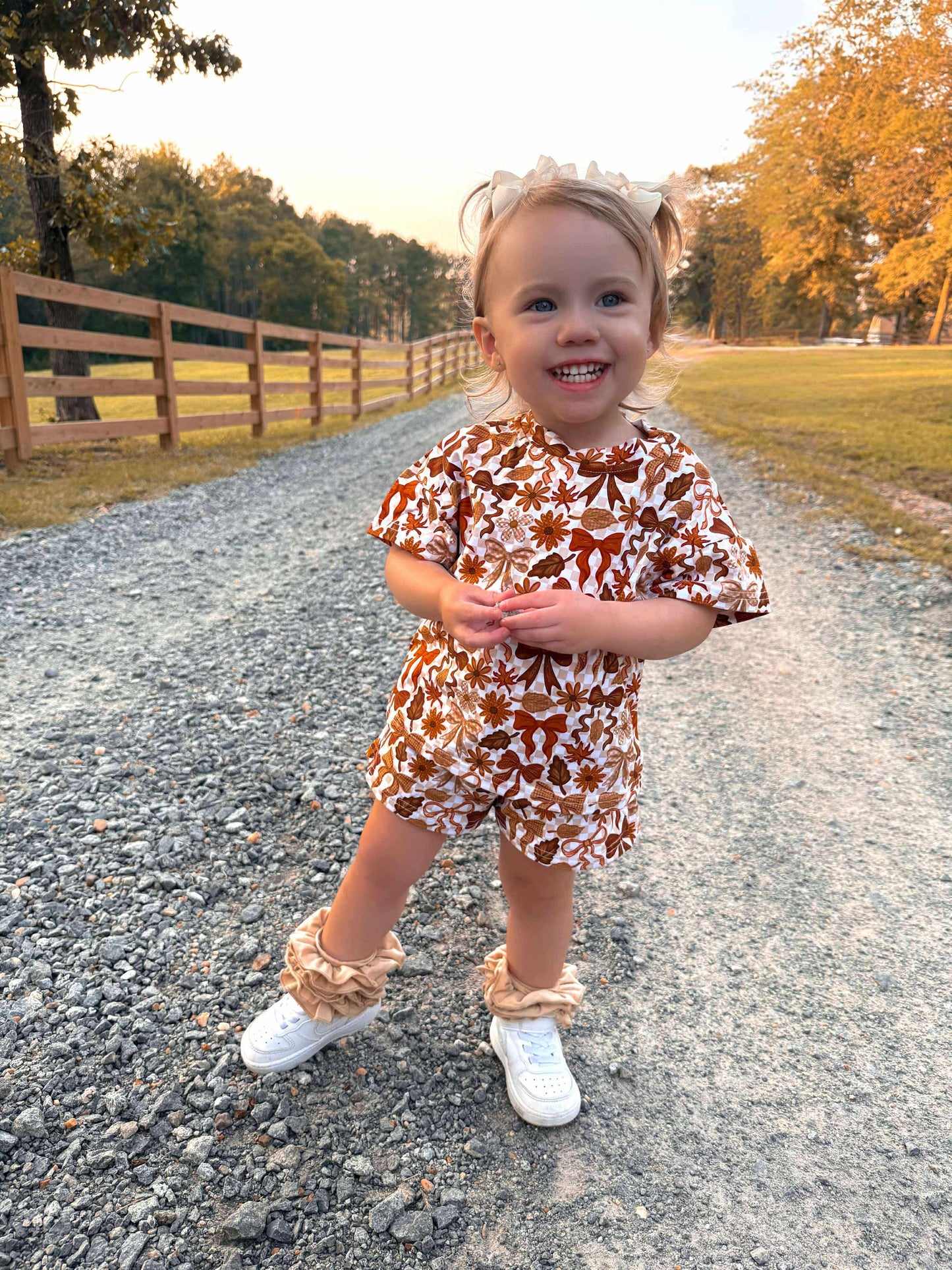 Pumpkin Spice Bows Oversized Set