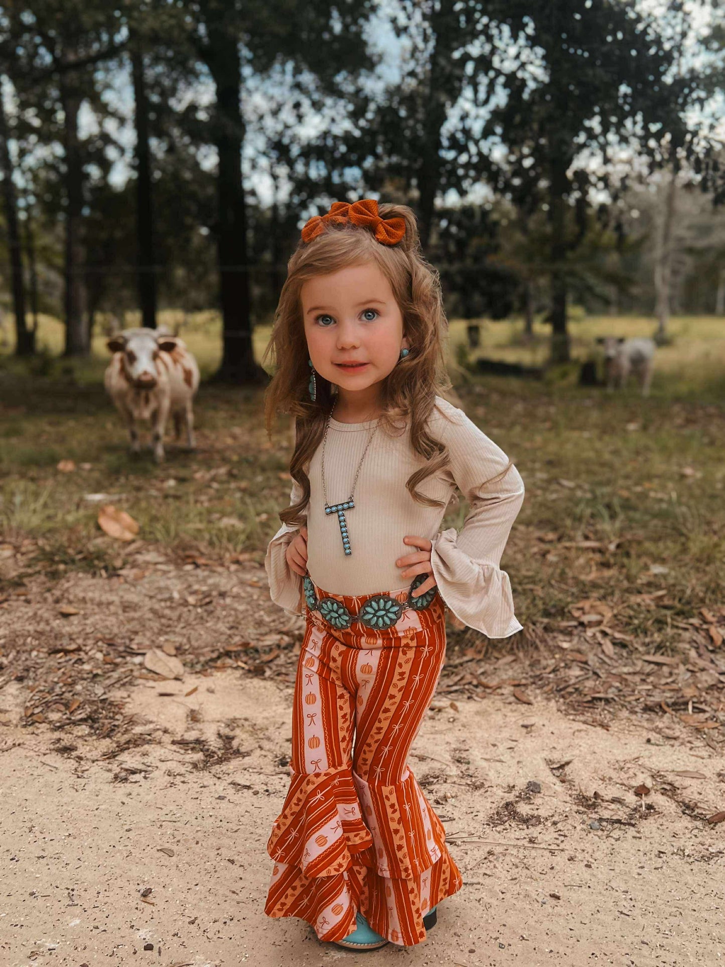 Harvest Bows Double Bell Bottoms