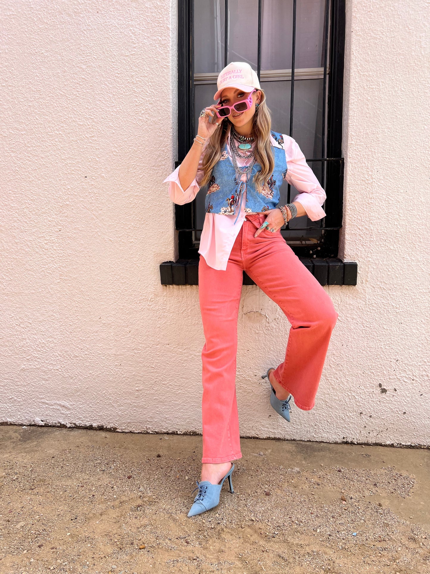SALE The Everly Pant in Peach