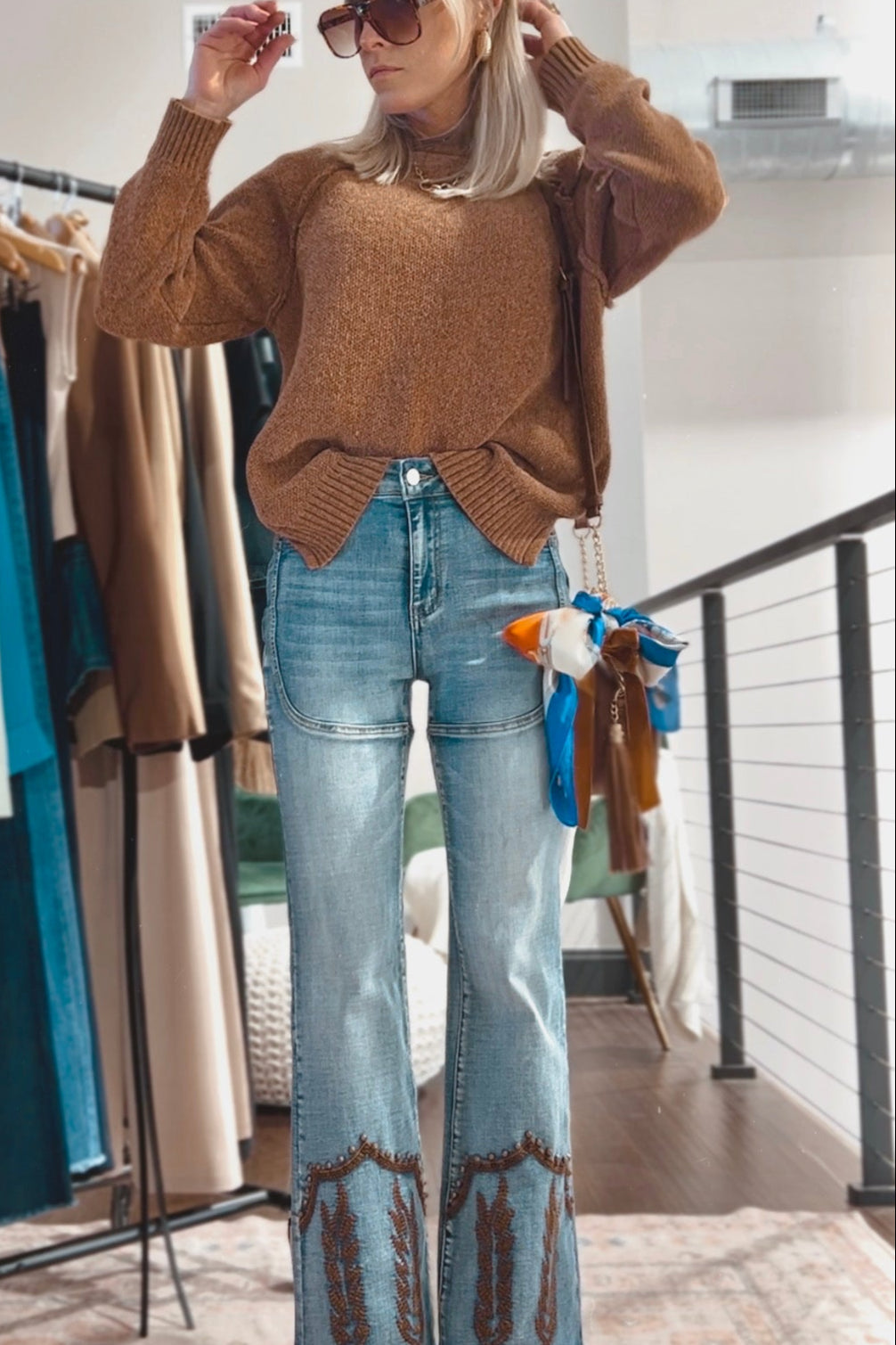 SALE The Sable Sweater in Camel