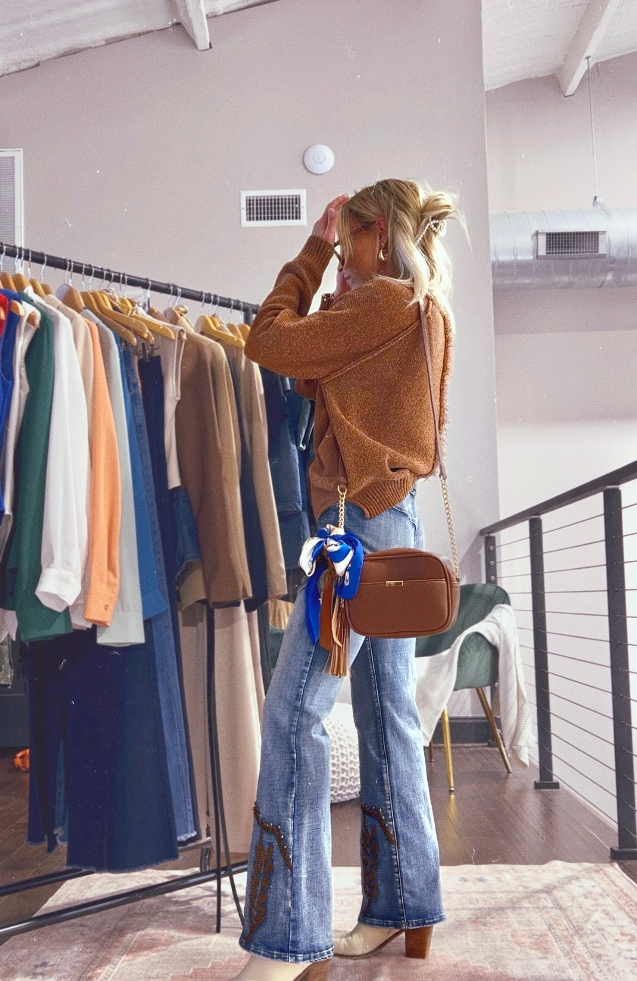 SALE The Sable Sweater in Camel