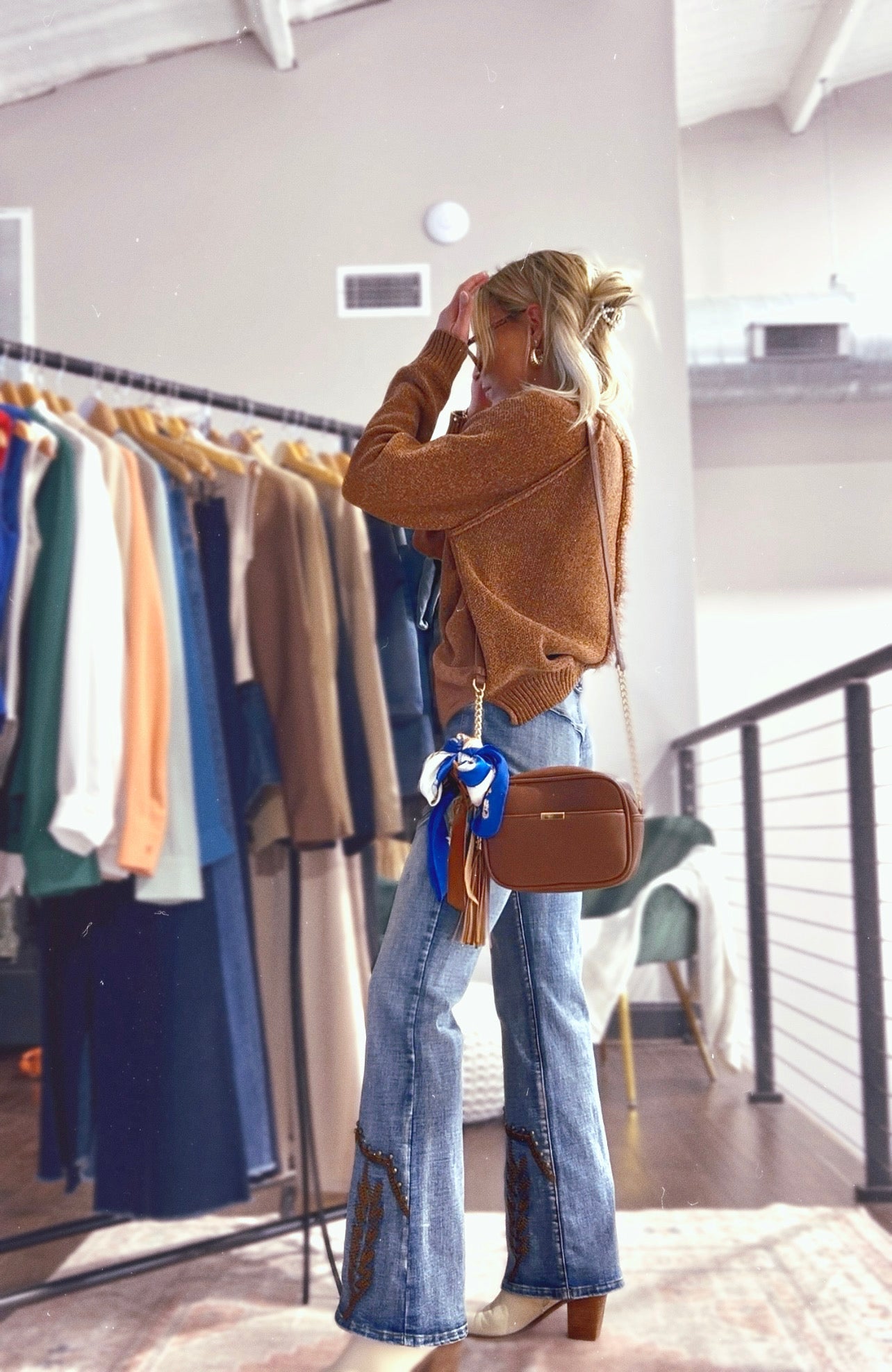 SALE The Sable Sweater in Camel