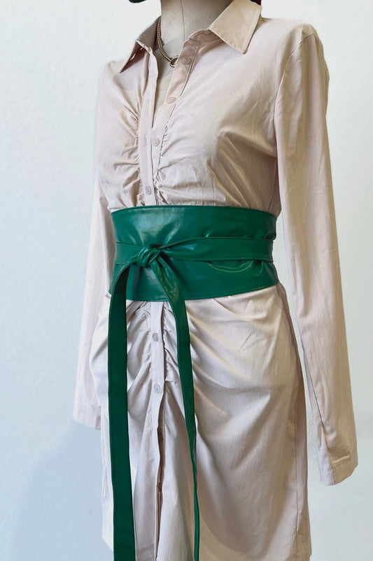 SALE The Myla Wrap Belt in Green