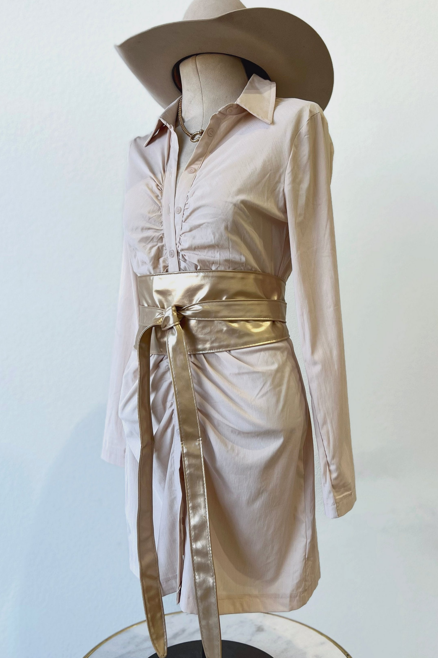 SALE The Myla Wrap Belt in Gold