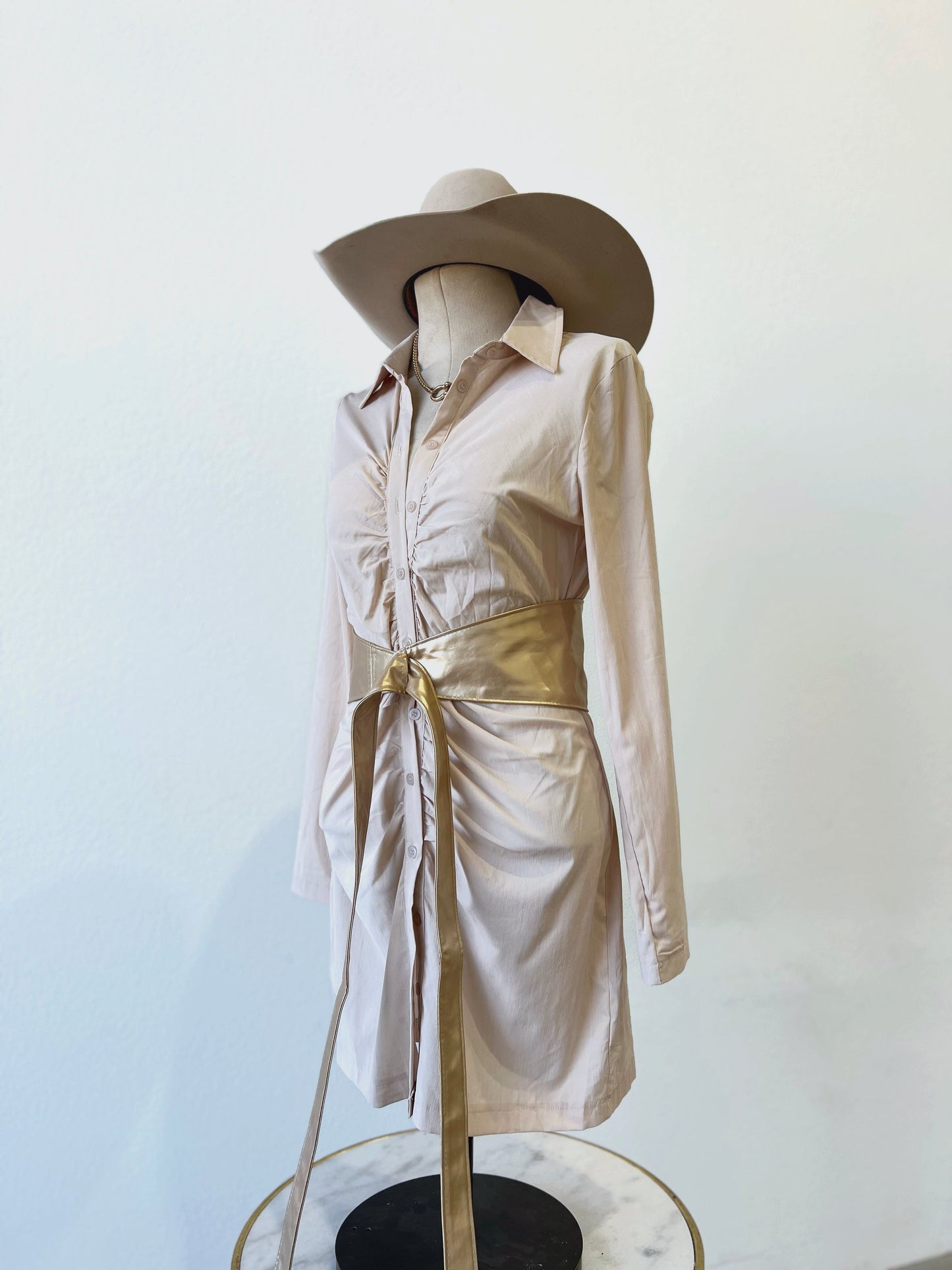 SALE The Myla Wrap Belt in Gold