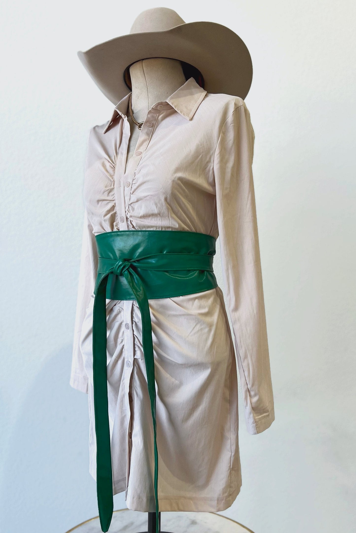 SALE The Myla Wrap Belt in Green