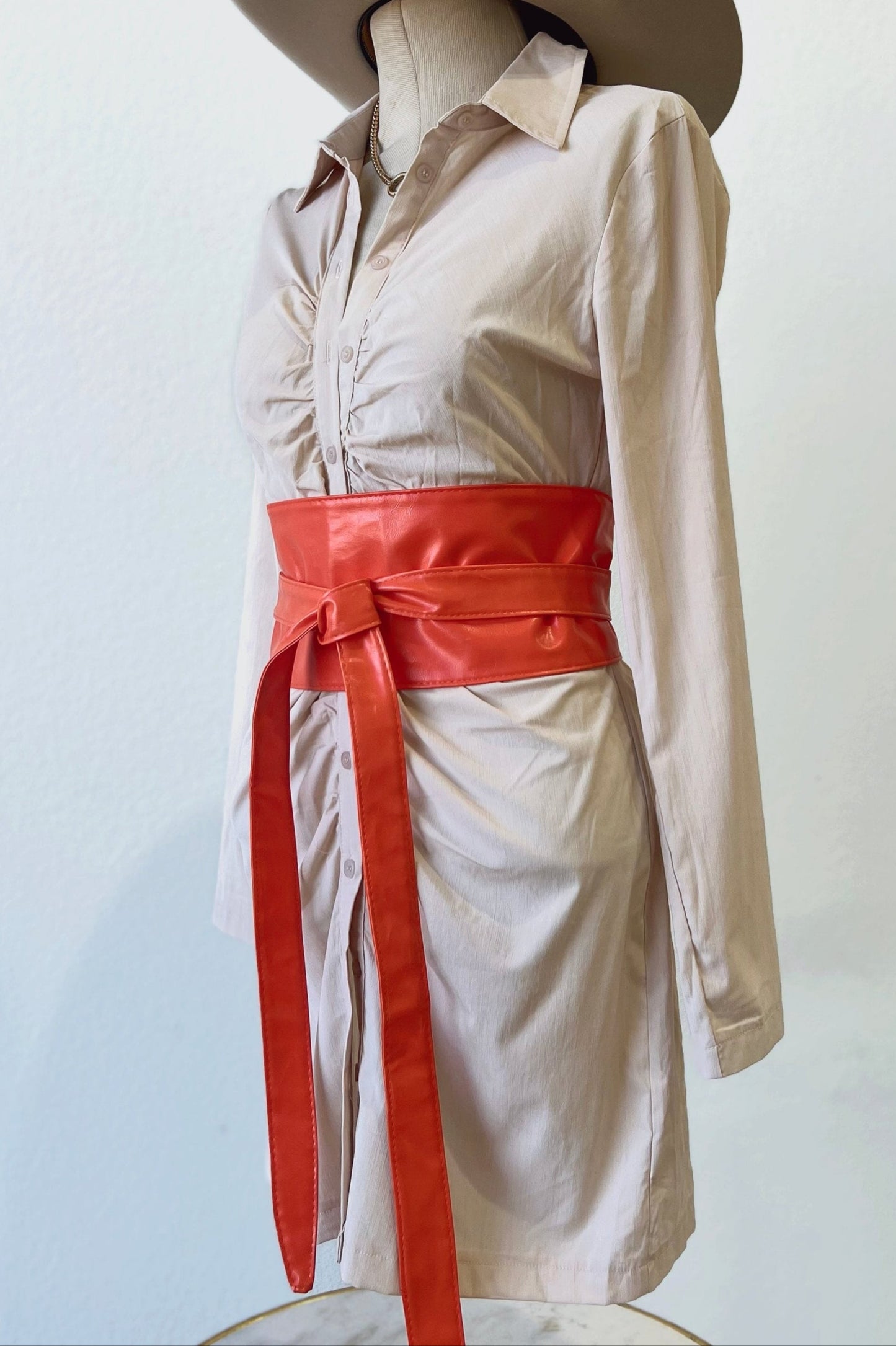 SALE The Myla Wrap Belt in Orange