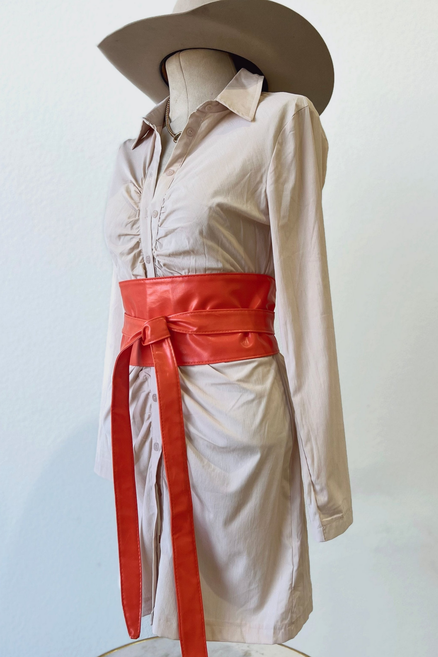 SALE The Myla Wrap Belt in Orange