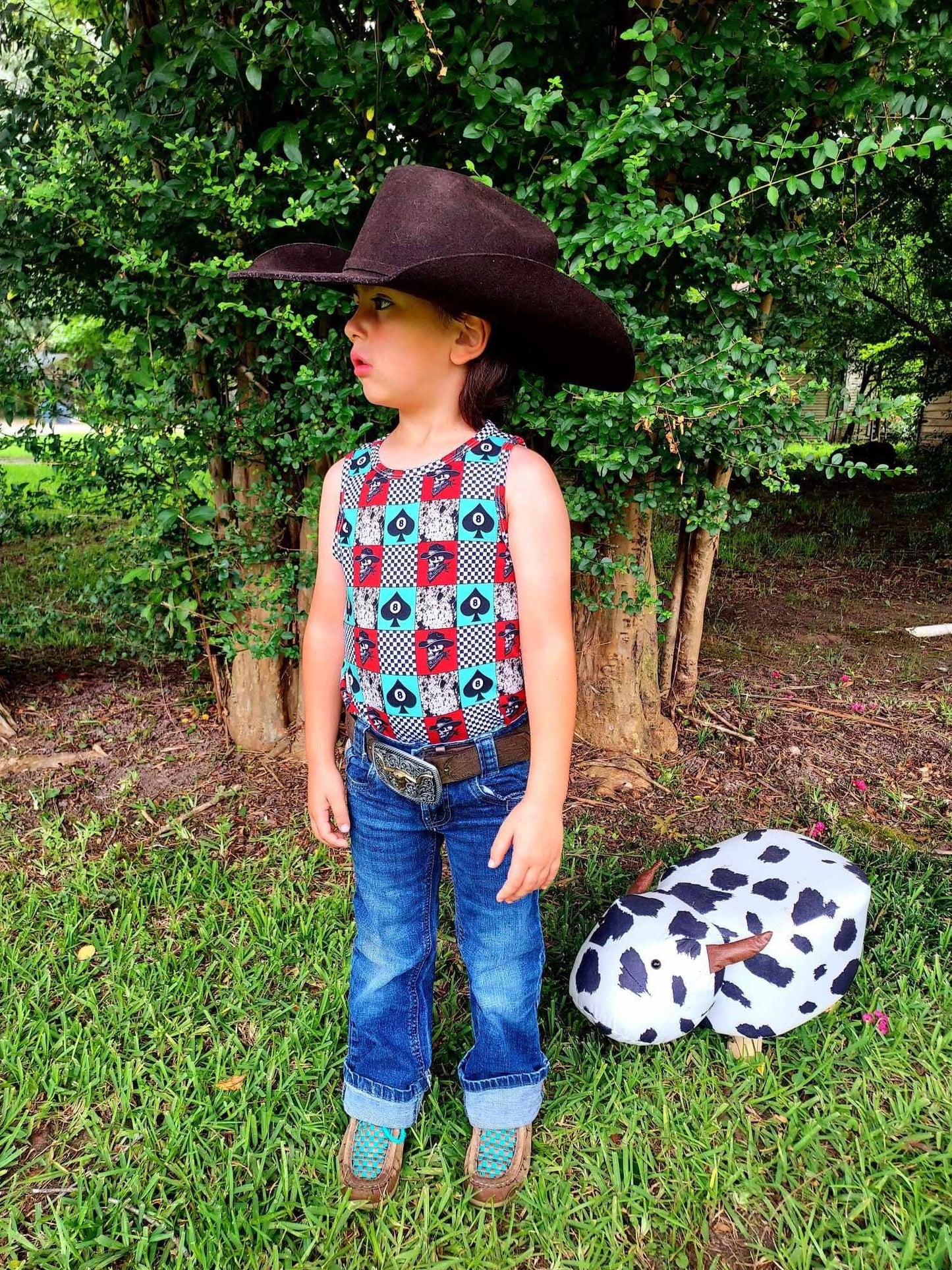 Outlaw Arcade Tank Bubble Romper