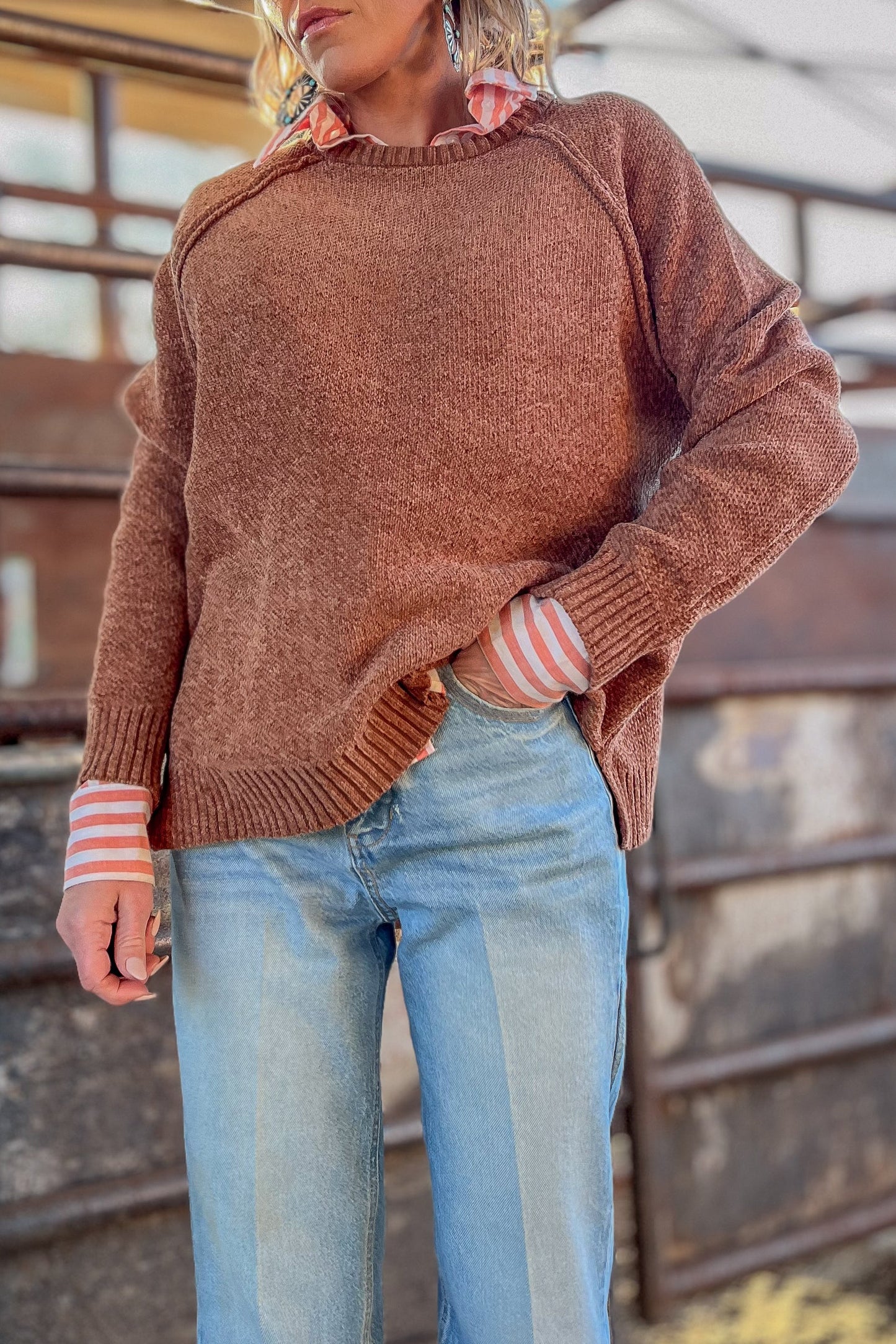 SALE The Sable Sweater in Camel