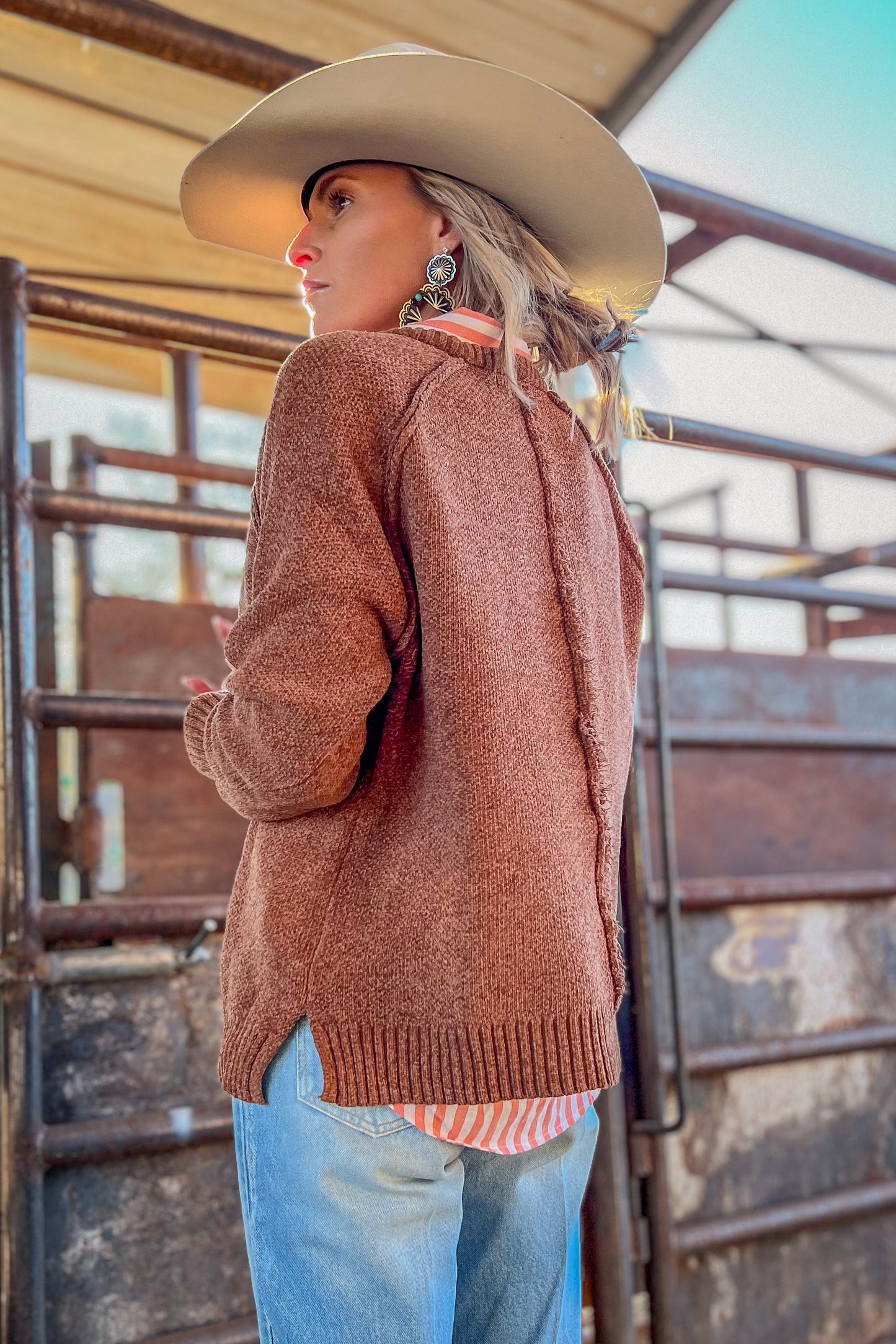 SALE The Sable Sweater in Camel