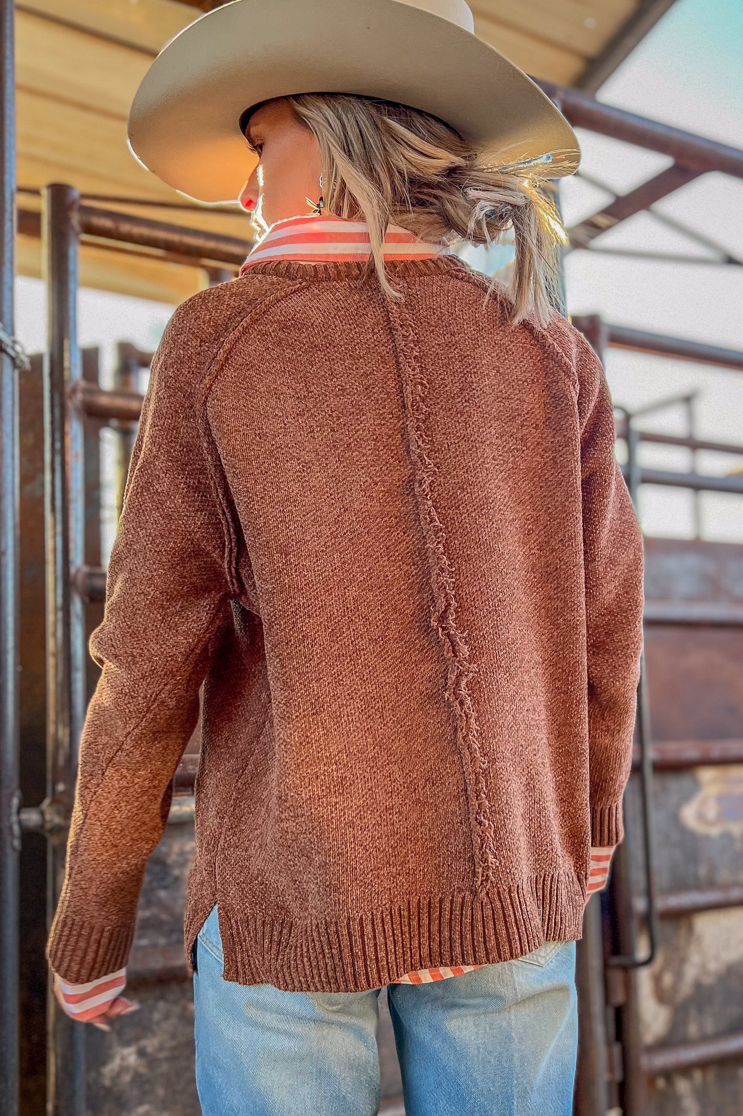 SALE The Sable Sweater in Camel