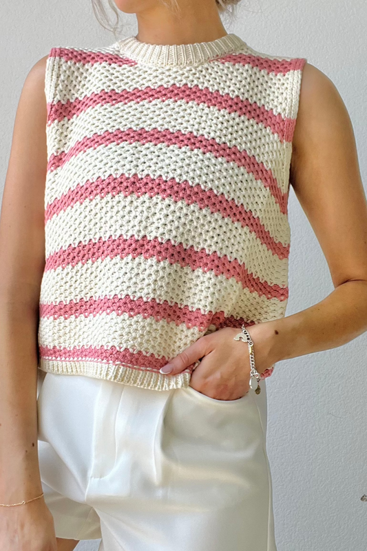The Stella Sleeveless Sweater Top