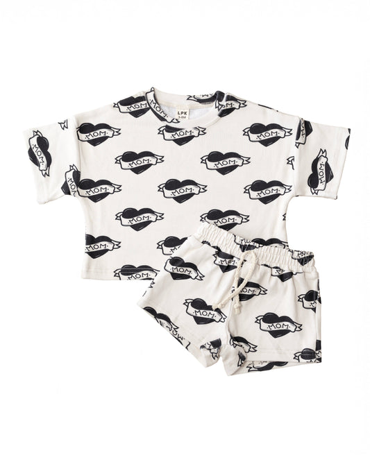 Shorts Set | Mom tattoo