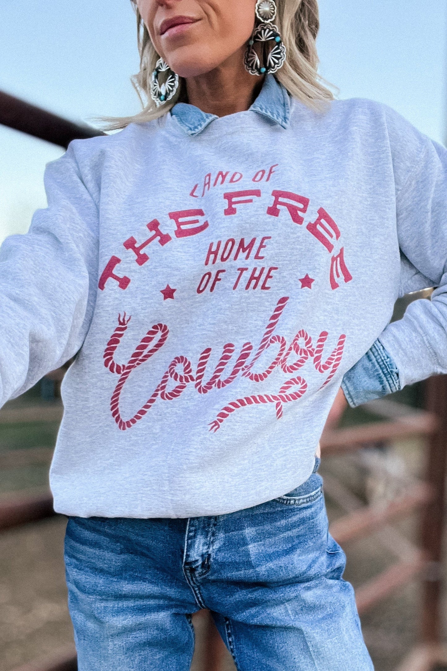 The Home of the Cowboy Sweatshirt